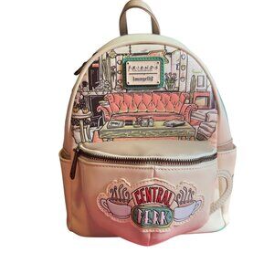 Loungefly Friends Central Perk Mini Backpack With Adjustable Straps & Iconic Caf